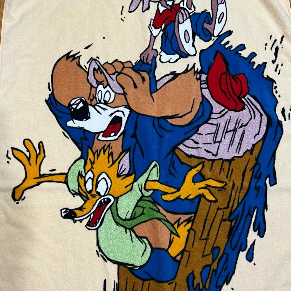 Vintage Disney Splash Mountain Cotton Beach Towel